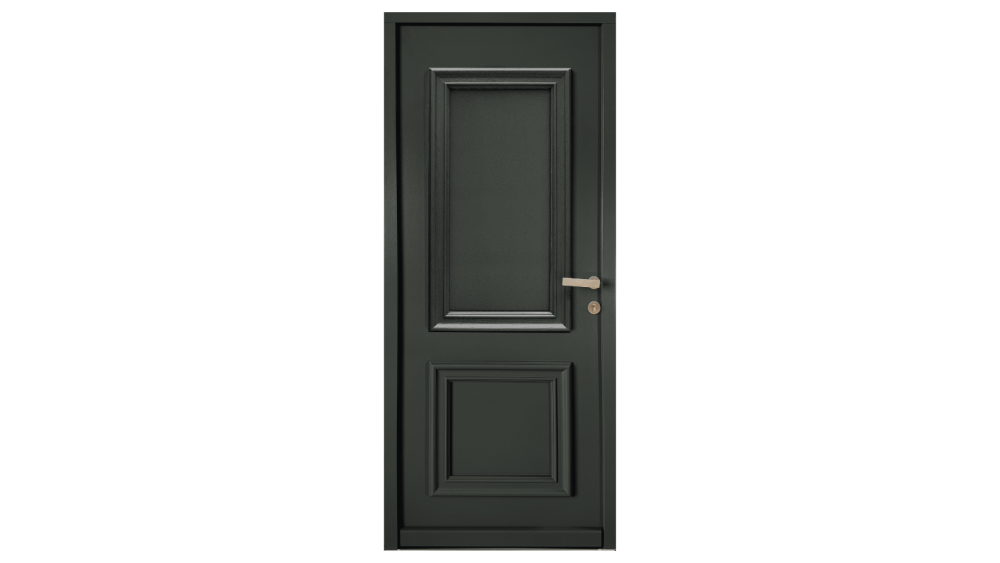 Porte d'entrée ouvrant monobloc bois modèle Calabre